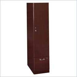 Bush Furniture Quantum Harvest Cherry Tall Storage Tower
