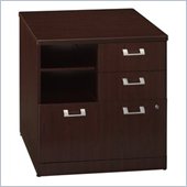 Bush Furniture Quantum 30 1 Drawer Lateral Wood File Storage Cabinet in Harvest Cherry