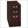 ADD TO YOUR SET: Bush Quantum 3 Drawer Vertical Wood File Storage Cabinet in Harvest Cherry