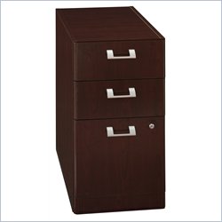 Bush Furniture Quantum 3 Drawer Vertical Wood File Storage Cabinet in Harvest Cherry Finish
