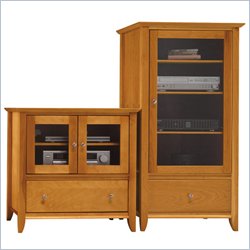Bush Furniture Napa 37 Flat Panel TV Stand and Audio Cabinet by Bush