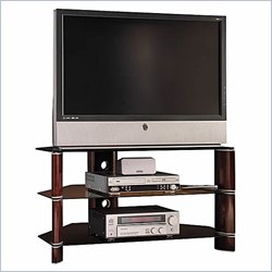Bush Furniture 42 Segments Wood Plasma/LCD TV Stand in Rosebud Cherry