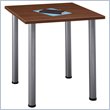 ADD TO YOUR SET: Bush Aspen Square Table with Wood Top and Metal Legs