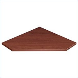Bush Furniture Aspen Collection Wood Corner Connector in Hansen Cherry