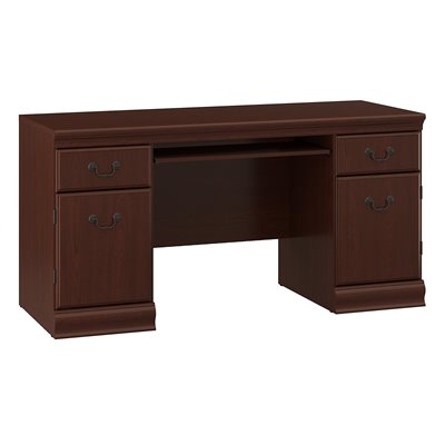 Birmingham Furniture on Bush Furniture Birmingham Wood Executive Credenza In Harvest Cherry