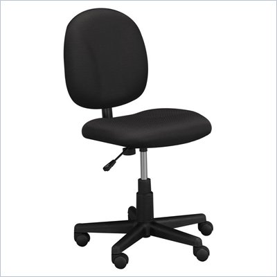 Bush Attain Collection Fabric Task Chair in Black