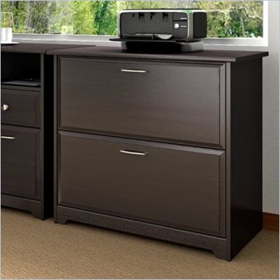 Bush Cabot Lateral File Cabinet in Espresso Oak