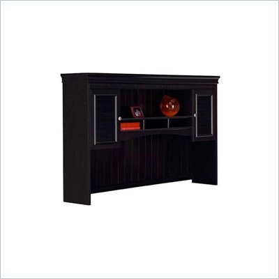 Bush Fairview Black Hutch for L-Desk
