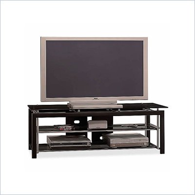 Bush Midnight Mist 60 Inch Wood TV Stand and Audio Rack Set