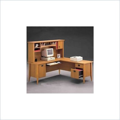 Home Office Furniture  on Not Available   Bush Furniture Mission L Shape Wood Home Office Set