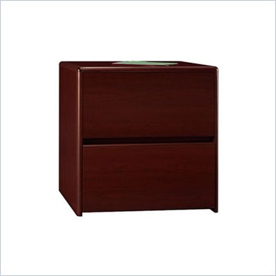Bush Northfield 2 Drawer Lateral Wood File Storage Cabinet in Cherry