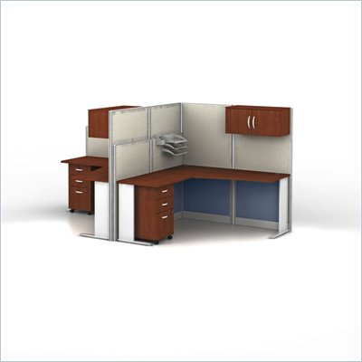 Bush Office-in-an-Hour 2 L-Workstation Configuration