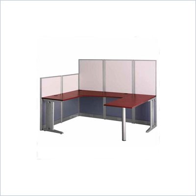 Bush Office-in-an-Hour U-Shaped Workstation