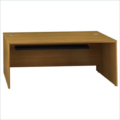 Bush Quantum 72" x 30" Wppd Credenza Desk in Modern Cherry
