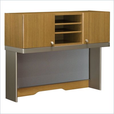 Bush Quantum Modern Cherry 47 Inch Tall Hutch