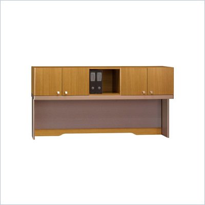 Bush Quantum Modern Cherry 72 Inch Hutch
