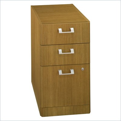 Bush Quantum 3 Drawer Vertical Wood File Cabinet in Modern Cherry