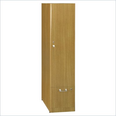 Bush Quantum Modern Cherry Tall Storage Tower