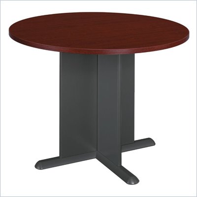 Bush Round 3.4 Conference Table with X-Shaped Base
