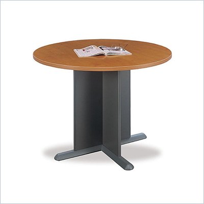 Bush Round 3.4 Conference Table with X-Shaped Base
