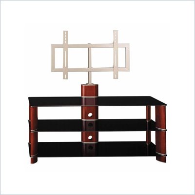 Television on Bush Segments 50 Inch Wood Tv Stand And Audio Rack Set Vs11550a