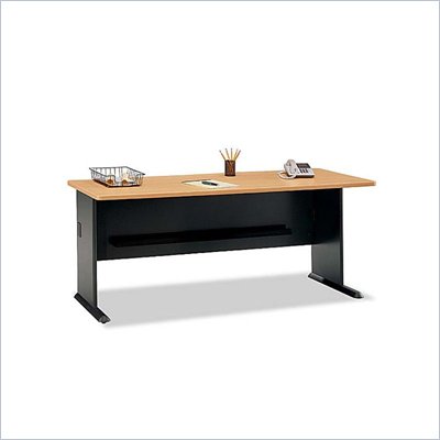 Bush 72" Series A Wood Credenza Desk in Beech