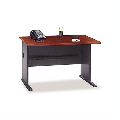 Bush Series A 48" Wood Credenza Desk in Hansen Cherry