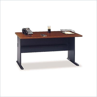 Bush Series A 60" Wood Credenza Desk in Hansen Cherry