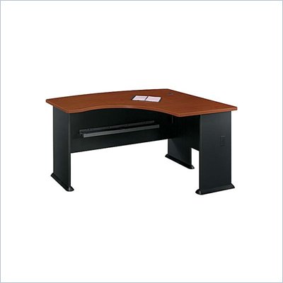 Bush WC94422 Series A Dark Cherry and Galaxy Right L-Bow Desk