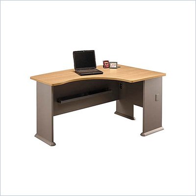 Bush WC64322 Series A Light Oak Right L-Bow Desk