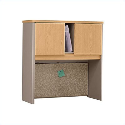 Bush Light Oak Advantage Series A 36 inch Hutch