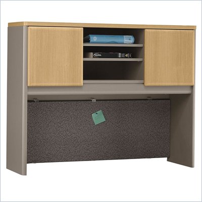 Bush Light Oak Advantage Series A 48 inch Hutch