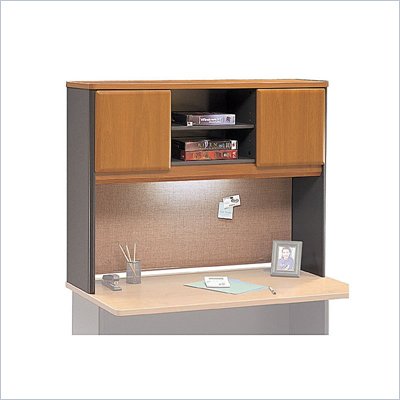 Bush Natural Cherry Advantage Series A 48 inch Hutch