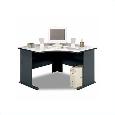 Bush Office Pro 48" Corner Wood Desk in Slate