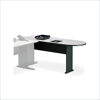 Bush Series A Slate Peninshula Office Desk