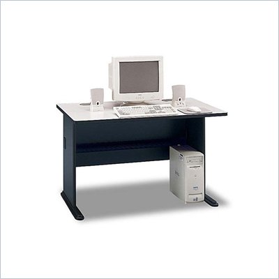 Bush Series A 48" Wood Credenza Desk in Slate