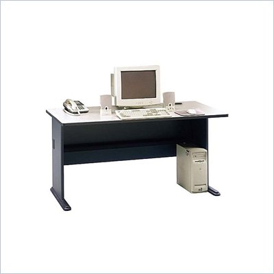 Assembled Computer Desks on Bush Furniture Series A 60  Wood Computer Desk In Slate   Wc8460a