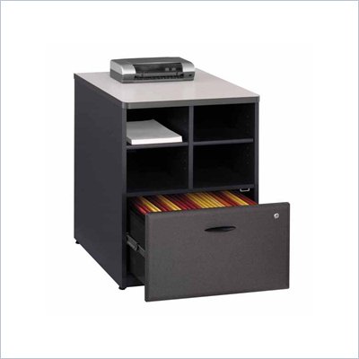 Bush Series A Storage Cabinet in Slate Grey