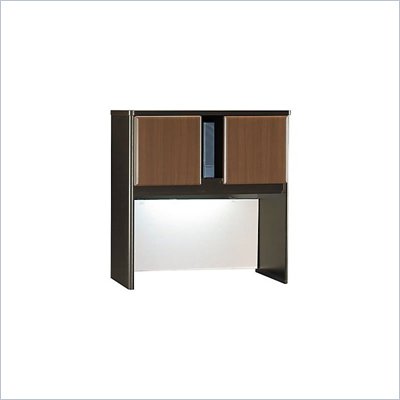 Bush Series A Sienna Walnut/Bronze 36 inch Hutch