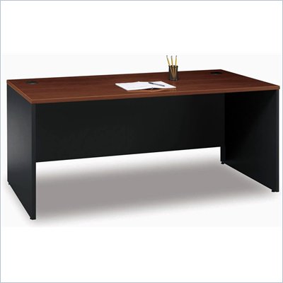 Bush Series C 72" Wood Desk in Hansen Cherry