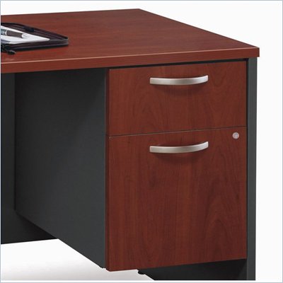 Bush Series C 2 Drawer Wood File Storage Pedestal in Hansen Cherry