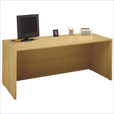 Bush Series C 72" Wood Desk in Light Oak