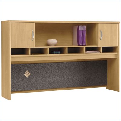 Bush Light Oak Series C - 71 inch Two Door Hutch