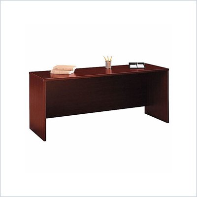 Bush Series C Mahogany Desk and Filing Cabinet