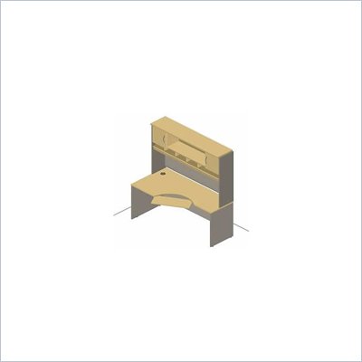 Bush Series C Mahogany Office Cubicle