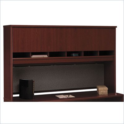 Bush Mahogany Series C 71 inch Four Door Hutch