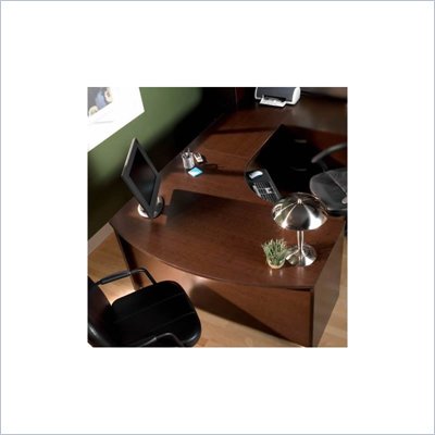 Bush Series C Mocha Cherry L-Shaped Desk