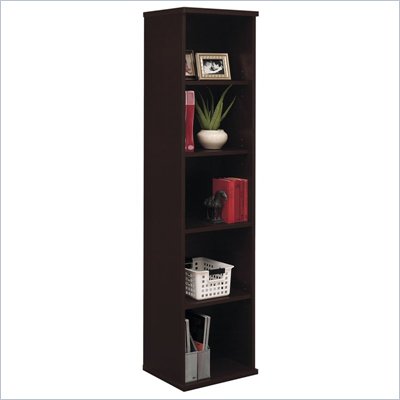 Bush Mocha Cherry Series C Open Single Bookcase