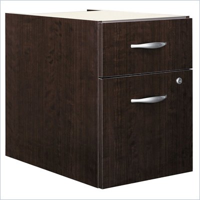 Bush Series C 2 Drawer Lateral Wood File Cabinet in Mocha Cherry