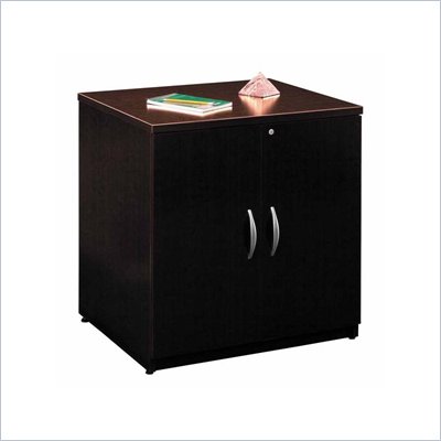Bush Series C Wood Storage Cabinet in Mocha Cherry